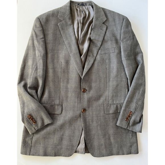 Ralph Lauren Men’s Wool Silk Single-Breasted Button Blazer Size 44 L - Picture 2 of 12